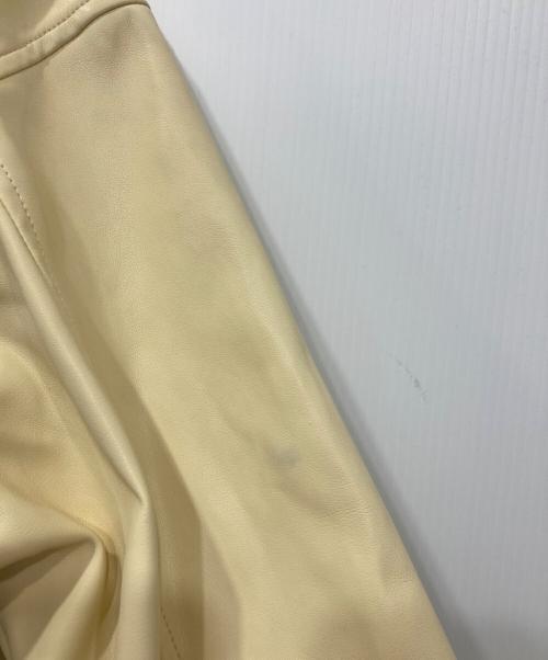 MACPHEE（マカフィー）MACPHEE (マカフィー) レザーライク カバーオール アイボリー サイズ:36の古着・服飾アイテム