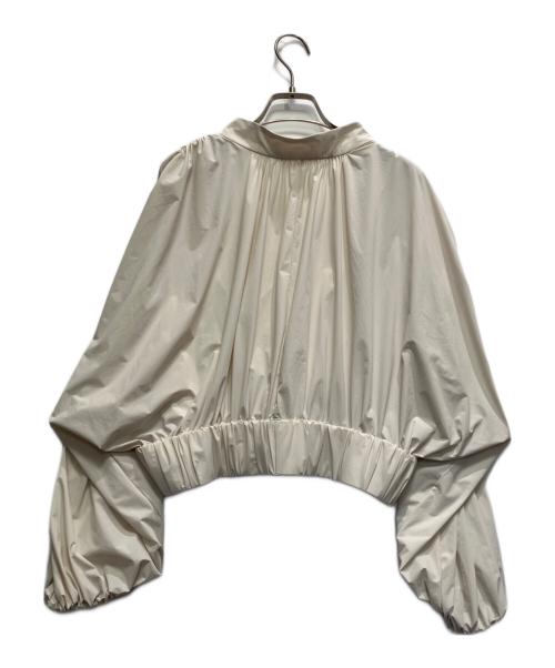 ETRE TOKYO（エトレトウキョウ）ETRE TOKYO (エトレトウキョウ) SPEEDO (スピード) Gather Short Blouson ベージュ サイズ:FREEの古着・服飾アイテム