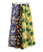 BEAMS BOY×Sun Surfビームスボーイ×サンサーフ）の古着「ハワイアン クレイジー ロングスカート」｜マルチカラー