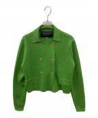 BEATING HEARTビーティングハート）の古着「Knit jacket　ニットジャケット」｜グリーン