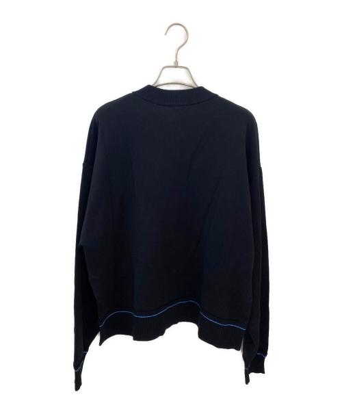 nagonstans（ナゴンスタンス）nagonstans (ナゴンスタンス) slit cardigan ブラック サイズ:M 未使用品の古着・服飾アイテム