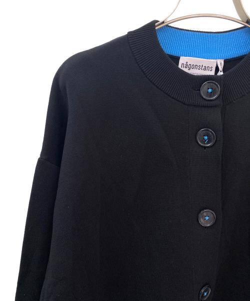nagonstans（ナゴンスタンス）nagonstans (ナゴンスタンス) slit cardigan ブラック サイズ:M 未使用品の古着・服飾アイテム