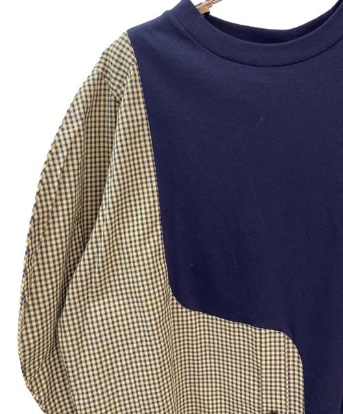 nagonstans（ナゴンスタンス）nagonstans (ナゴンスタンス) shirt long-sleeves ネイビー サイズ:Mの古着・服飾アイテム