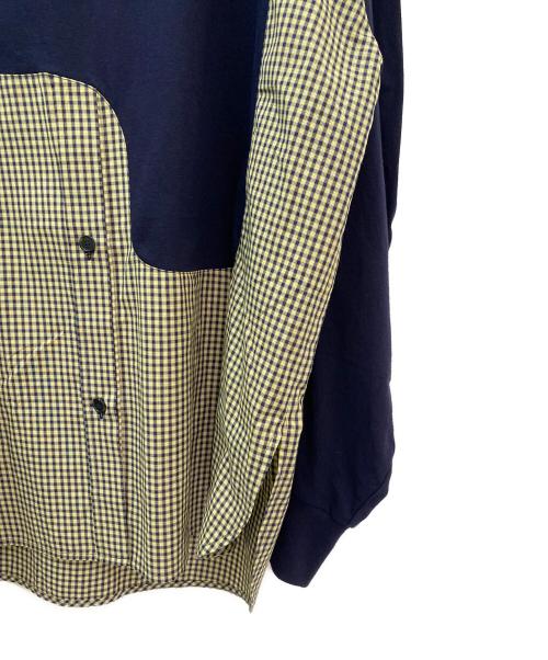 nagonstans（ナゴンスタンス）nagonstans (ナゴンスタンス) shirt long-sleeves ネイビー サイズ:Mの古着・服飾アイテム