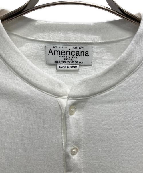 Americana（アメリカーナ）Americana (アメリカーナ) LONGSLEEVE Tシャツ ホワイト サイズ:FREEの古着・服飾アイテム