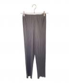 PLEATS PLEASEプリーツプリーズ）の古着「プリーツパンツ」｜グレー