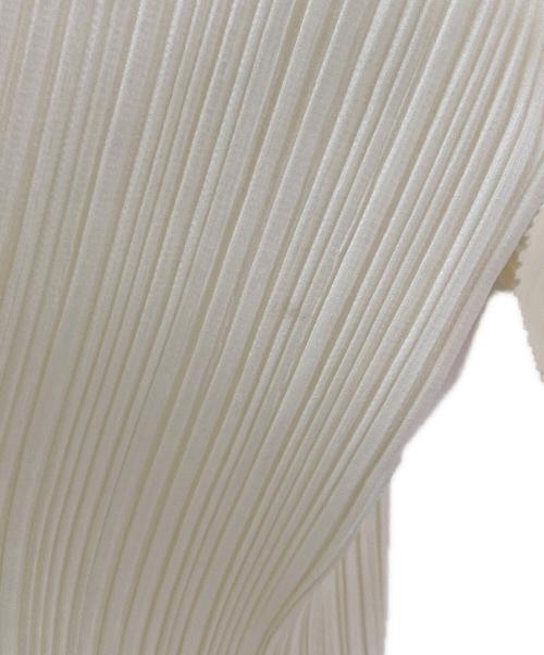 ISSEY MIYAKE（イッセイミヤケ）ISSEY MIYAKE (イッセイミヤケ) プリーツスキッパーシャツ ライトイエロー サイズ:Lの古着・服飾アイテム