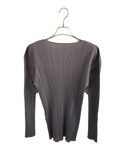 PLEATS PLEASE（プリーツプリーズ）PLEATS PLEASE (プリーツプリーズ) プリーツブラウス ダークグレー サイズ:3の古着・服飾アイテム