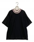 CFCL×桑田卓郎シーエフシーエル×）の古着「CUPRO GARTER SHORT SLEEVE TEE」｜ブラック
