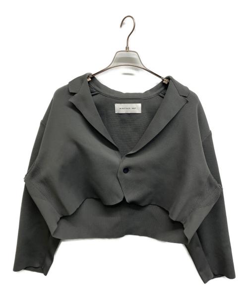 MINOTAUR INST.（ミノトールインスト）MINOTAUR INST. (ミノトールインスト) TECH KNIT JACKET グレー サイズ:M/Lの古着・服飾アイテム