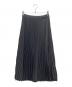 Graphpaper (グラフペーパー) Satin Pleats Skirt チャコールグレー サイズ:00：7000円