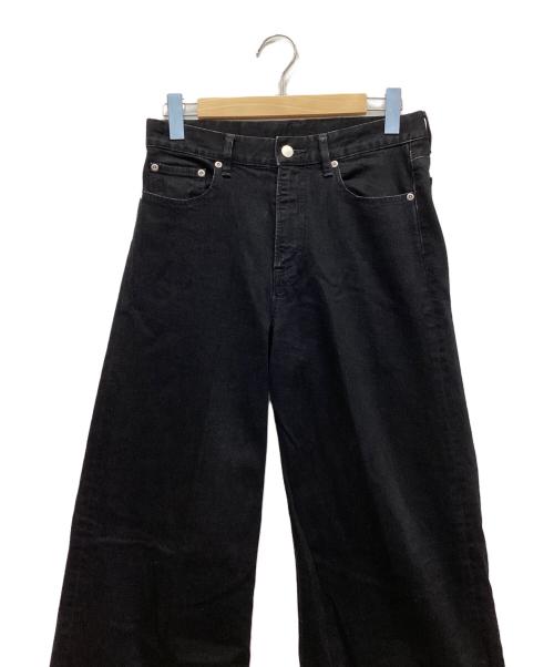 MUKAI（ムカイ）MUKAI (ムカイ) WIDE BUGGY DENIM ブラック サイズ:1の古着・服飾アイテム