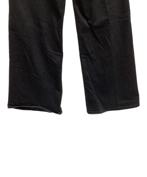 MUKAI（ムカイ）MUKAI (ムカイ) WIDE BUGGY DENIM ブラック サイズ:1の古着・服飾アイテム