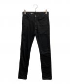 CELINEセリーヌ）の古着「ヴィンテージピュアブラックデニム」｜ブラック