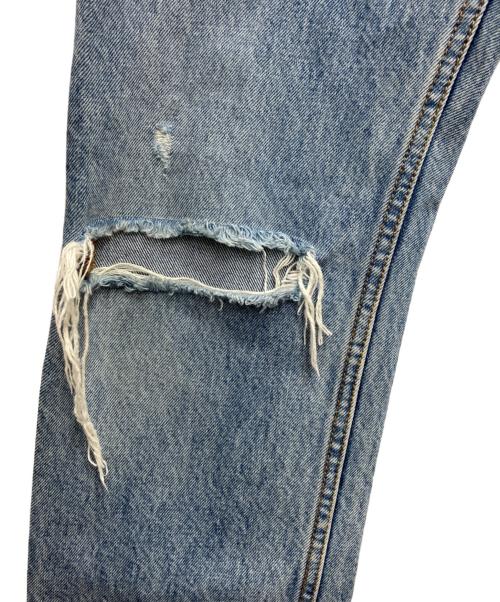 GUCCI（グッチ）GUCCI (グッチ) エコブリーチドリップドオーガニックデニムパンツ ライトインディゴ サイズ:28の古着・服飾アイテム