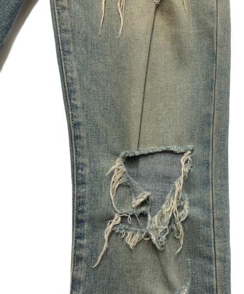 Saint Laurent Paris（サンローランパリ）Saint Laurent Paris (サンローランパリ) デストロイスキニーデニムパンツ ライトインディゴ サイズ:W26の古着・服飾アイテム
