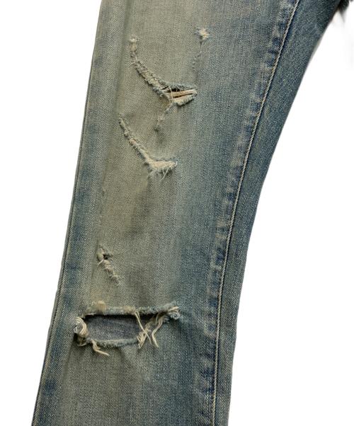 Saint Laurent Paris（サンローランパリ）Saint Laurent Paris (サンローランパリ) デストロイスキニーデニムパンツ ライトインディゴ サイズ:W26の古着・服飾アイテム
