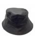 KIJIMA TAKAYUKI (キジマタカユキ) レザーバケットハット ブラック：6000円