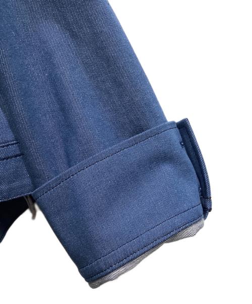 Maglie le cassetto（マーリエ ル カセット）Maglie le cassetto (マーリエ ル カセット) パールボタンGジャン ブルー サイズ:Mの古着・服飾アイテム