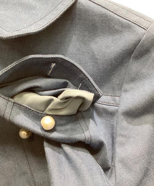 Maglie le cassetto（マーリエ ル カセット）Maglie le cassetto (マーリエ ル カセット) パールボタンGジャン ブルー サイズ:Mの古着・服飾アイテム