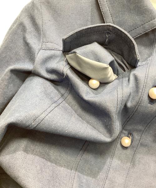 Maglie le cassetto（マーリエ ル カセット）Maglie le cassetto (マーリエ ル カセット) パールボタンGジャン ブルー サイズ:Mの古着・服飾アイテム