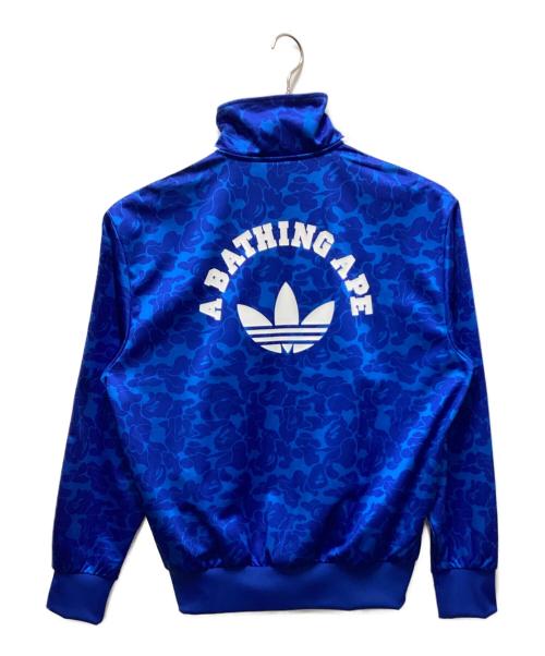adidas（アディダス）adidas (アディダス) A BATHING APE (アベイシングエイプ) トラックジャケット ブルー サイズ:XLの古着・服飾アイテム