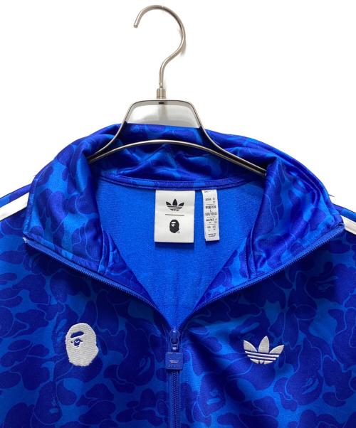 adidas（アディダス）adidas (アディダス) A BATHING APE (アベイシングエイプ) トラックジャケット ブルー サイズ:XLの古着・服飾アイテム