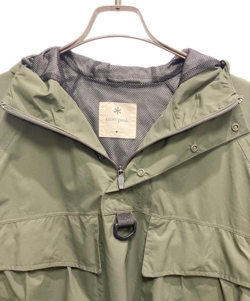 Snow peak（スノーピーク）Snow peak (スノーピーク) ナイロンポンチョ オリーブ サイズ:SIZE1の古着・服飾アイテム
