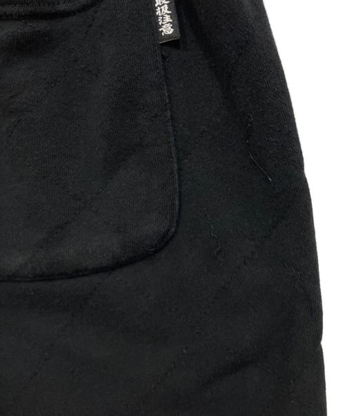 THE BLACK EYE PATCH（ブラックアイパッチ）THE BLACK EYE PATCH (ブラックアイパッチ) SMALL OG PIGMENT DYED SWEAT SHORTS ブラック サイズ:Lの古着・服飾アイテム