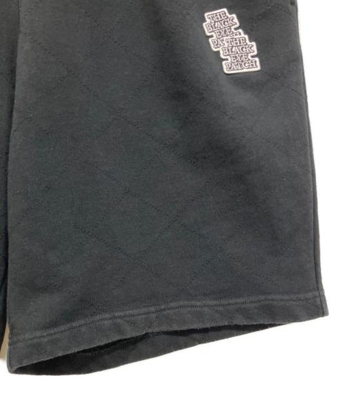THE BLACK EYE PATCH（ブラックアイパッチ）THE BLACK EYE PATCH (ブラックアイパッチ) SMALL OG PIGMENT DYED SWEAT SHORTS ブラック サイズ:Lの古着・服飾アイテム