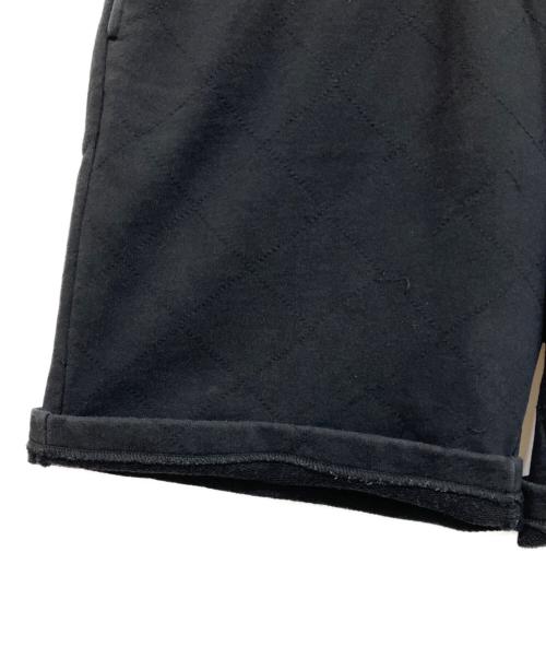 THE BLACK EYE PATCH（ブラックアイパッチ）THE BLACK EYE PATCH (ブラックアイパッチ) SMALL OG PIGMENT DYED SWEAT SHORTS ブラック サイズ:Lの古着・服飾アイテム