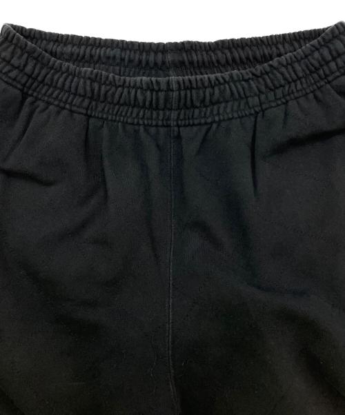 THE BLACK EYE PATCH（ブラックアイパッチ）THE BLACK EYE PATCH (ブラックアイパッチ) SMALL OG PIGMENT DYED SWEAT SHORTS ブラック サイズ:Lの古着・服飾アイテム