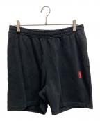 THE BLACK EYE PATCHブラックアイパッチ）の古着「SMALL HWC LABEL SWEAT SHORTS」｜ブラック