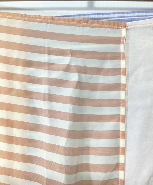 MM6 Maison Margiela（エムエムシックスメゾンマルジェラ）MM6 Maison Margiela (エムエムシックスメゾンマルジェラ) ストライプ巻きスカート マルチカラー サイズ:size36の古着・服飾アイテム