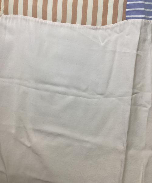 MM6 Maison Margiela（エムエムシックスメゾンマルジェラ）MM6 Maison Margiela (エムエムシックスメゾンマルジェラ) ストライプ巻きスカート マルチカラー サイズ:size36の古着・服飾アイテム