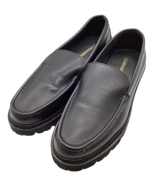 Caminando（カミナンド）Caminando (カミナンド) ローファー ブラック サイズ:7の古着・服飾アイテム