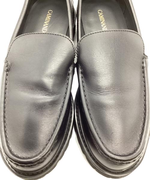 Caminando（カミナンド）Caminando (カミナンド) ローファー ブラック サイズ:7の古着・服飾アイテム