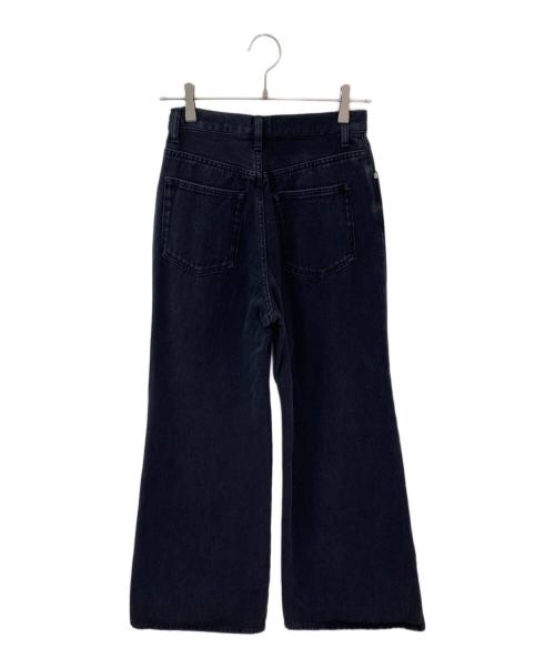 Plage（プラージュ）Plage (プラージュ) DENIM SEMI FLARED PANTS ブラック サイズ:34 未使用品の古着・服飾アイテム