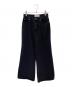 Plage（プラージュ）の古着「DENIM SEMI FLARED PANTS」｜ブラック