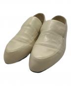 JIL SANDERジルサンダー）の古着「スリッポン　ローファー」｜アイボリー