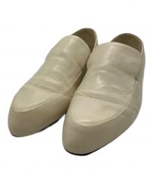 JIL SANDER（ジルサンダー）の古着「スリッポン　ローファー」｜アイボリー