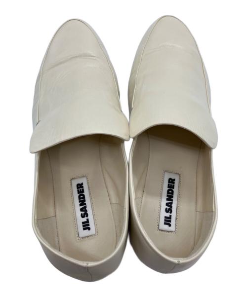 JIL SANDER（ジルサンダー）JIL SANDER (ジルサンダー) スリッポン　ローファー アイボリー サイズ:38の古着・服飾アイテム