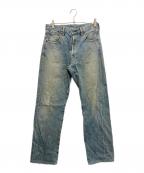 LEVI'Sリーバイス）の古着「復刻 702XX シンチバック デニムパンツ 赤耳」｜ブルー