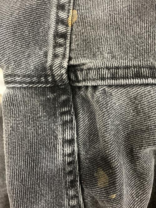 77circa（ナナナナサーカ）77circa Curensology (カレンソロジー) circa make double west belt buggy denim pants(サーカメイクダブルウエストベルトバギーデニムパンツ) ブラック サイズ:不明の古着・服飾アイテム