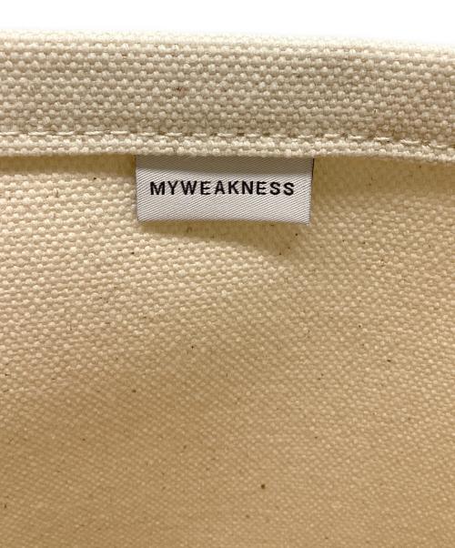 my weakness（マイ ウィークネス）my weakness (マイ ウィークネス) New Port Canvas アイボリーの古着・服飾アイテム