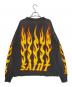 SAINT MICHAEL (セントマイケル) LS TEE / SOUL ON FIRE ブラック×レッド サイズ:L：32000円
