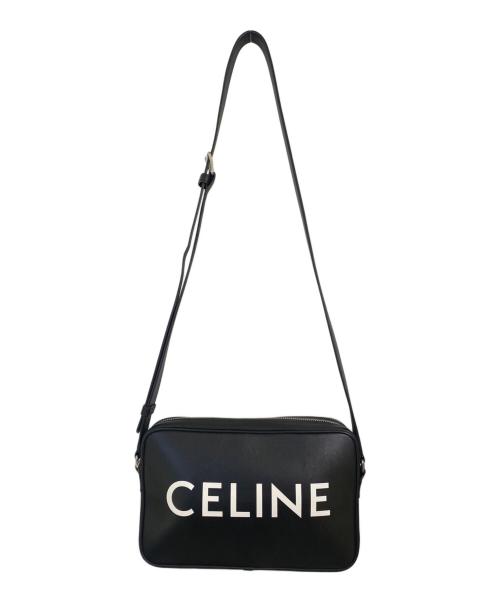 CELINE（セリーヌ）CELINE (セリーヌ) ミディアムメッセンジャーバッグ ブラックの古着・服飾アイテム