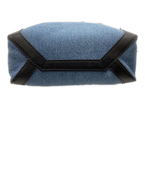 VALENTINO GARAVANI（ヴァレンティノ・ガラヴァーニ）VALENTINO GARAVANI (ヴァレンティノ・ガラヴァーニ) 2WAYスタッズショルダーバッグ インディゴの古着・服飾アイテム