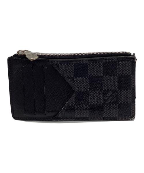 LOUIS VUITTON（ルイ ヴィトン）LOUIS VUITTON (ルイ ヴィトン) コインカード・ホルダー ブラックの古着・服飾アイテム