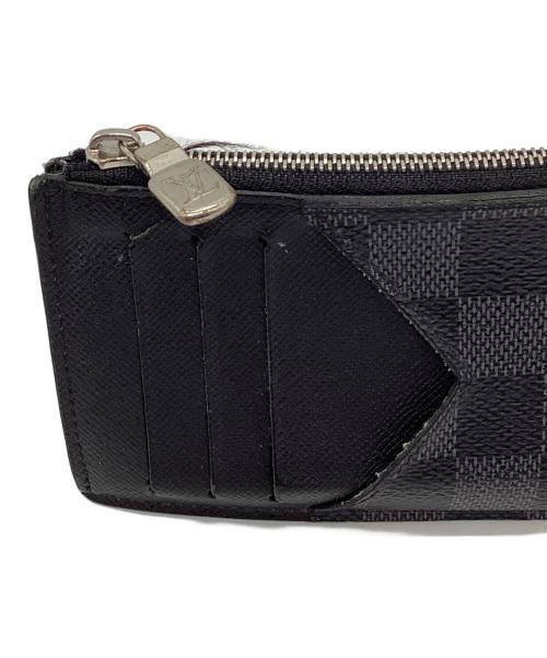LOUIS VUITTON（ルイ ヴィトン）LOUIS VUITTON (ルイ ヴィトン) コインカード・ホルダー ブラックの古着・服飾アイテム